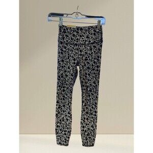 Womens Pants Diane Von Furstenberg XXS 00 Black/White Leggings New